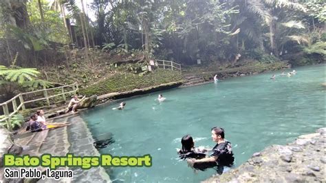 Bato Springs Resort San Pablo Laguna Youtube