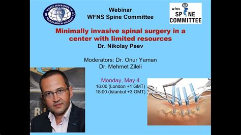 Wfns Spine Committee Webinar Nikolay Peev Minimally Invasive Spinal