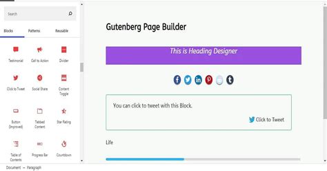 Best Gutenberg Blocks Plugins For Gutenberg Editor