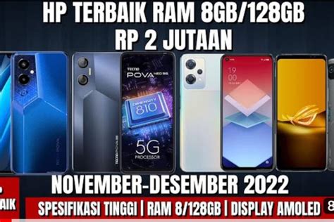 Cari HP Dengan RAM BESAR Inilah 5 Rekomendasi HP Harga 2 Jutaan RAM