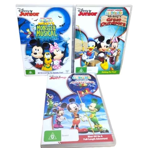 DISNEY DVDS DISNEY Junior Mickey Mouse Clubhouse Princess..used £1.99 ...