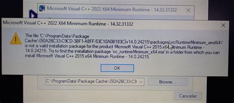 I Cant Download Microsoft Visual C Redistributable X64 Microsoft Community