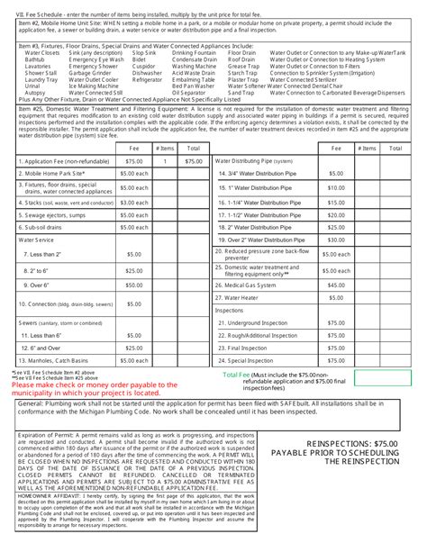 City Of Albion Michigan Safebuilt Plumbing Permit Application Fill