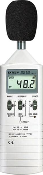 Extech Sound Level Meters Minimum Sound Level Db Maximum