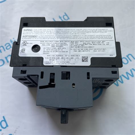 SIEMENS Plastic Case Circuit Breaker 3RV2011 0GA10 Buy SIEMENS