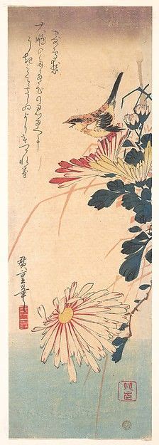 Japon Illustration Peintre Japonais Chrysanth Mes