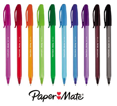 Bolígrafo Kilométrico Paper Mate Punto Mediano CLIP s Papelería y Arte