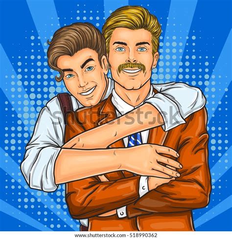 Senior Gay Men Boyfriends Gay Over 23 Royalty Free Licensable Stock Vectors Vector Art