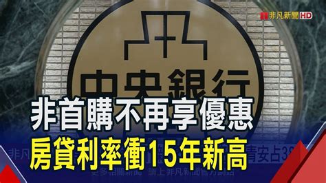 7月房貸利率2187衝15年新高新增房貸金額1217億也創高 其中新青安占38 ｜非凡財經新聞｜20240822 Youtube