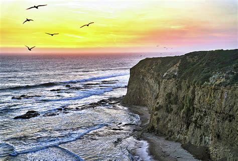 Sunset At Cliffs Beach Photograph By Scott Eriksen Fine Art America