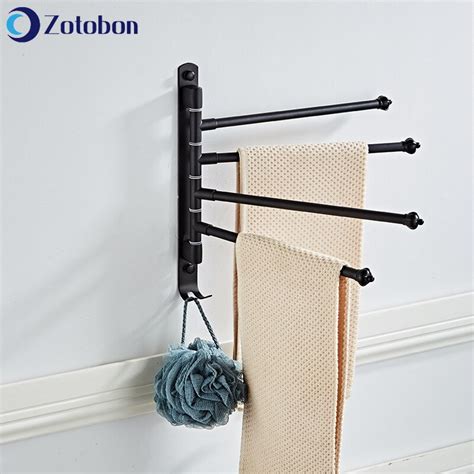 Zotobon Badkamer Swivel Handdoek Bar Rvs Hanger Ha Grandado