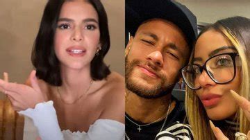 Bruna Marquezine deixa de seguir irmã de Neymar e se irrita