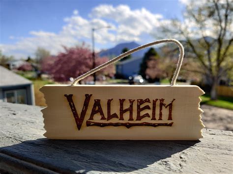 Valheim Sign - Etsy