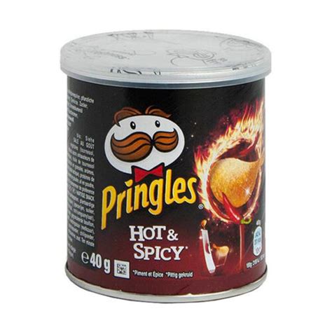 Chips Pringles Hot Spicy 40Gr Mounet Lebled Epicerie En Tunisie