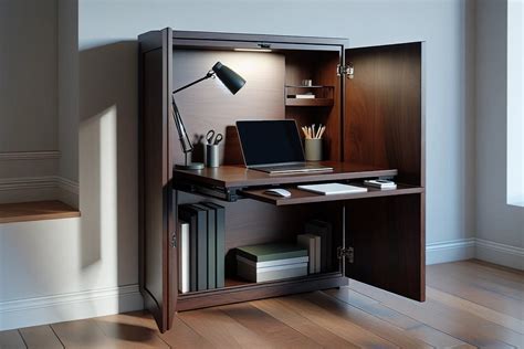 Creating A Functional Home Office With Hideaway Desk Storables