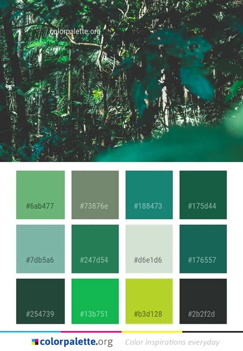 Malachite Color Palette Atelier Yuwaciaojp