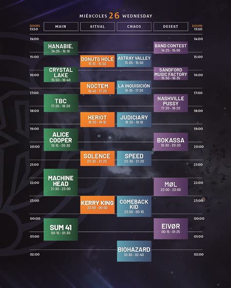 Resurrection Fest 2024 Horarios Y Mas Dirty Rock Magazine