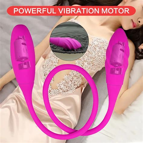 Double Penetration Vibrator For Couples Bullet Egg Clitoral Anal Stimulation Silicone