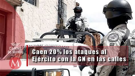 Caen Los Ataques Al Ej Rcito Con La Guardia Nacional En Las Calles