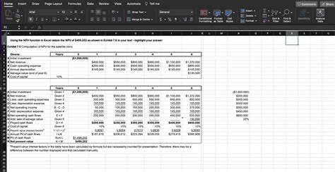 Solved Fill Out PV Of Cash Flows And NPV Chegg