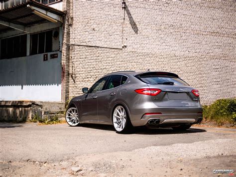 Bagged Maserati Levante Back