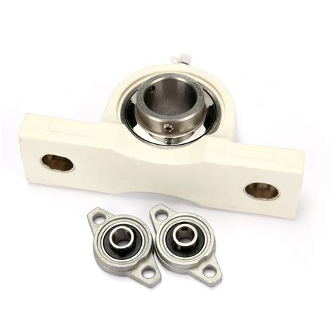 Shaft 17mm Zinc Alloy Bearing Units KFL003 Pillow Block Ball Bearing