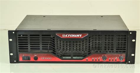 Crown Ce1000 Stereo Professional Power Amplifier Amp The Music Room