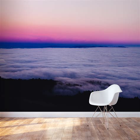 Cloudy Sunset Wall Mural