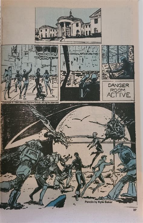 New Talent Department Kyle Baker Marvel Age 18 1984 R
