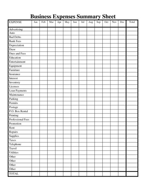 business expense spreadsheet template free — db-excel.com