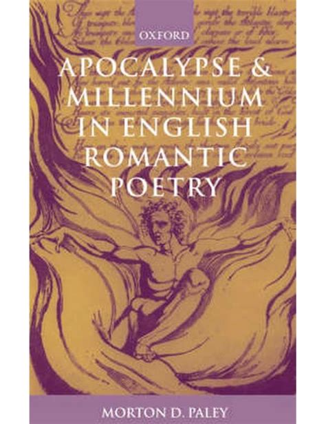 Apocalypse And Millennium In English Romantic Poetry Millers