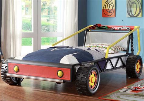 Red Twin Race Car Bed | Kids Bedroom