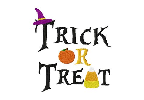 Trick or Treat Embroidery Design for Gold Members – Daily Embroidery