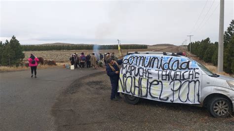 Comunidad Mapuche Tehuelche Nahuelpan se manifiesta por contaminación