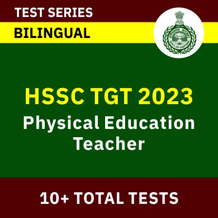 Hssc Tgt Physical Education Teacher Complete Bilingual Online