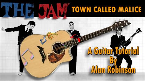 Town Called Malice The Jam Acoustic Guitar Lesson Ft My Son Jason