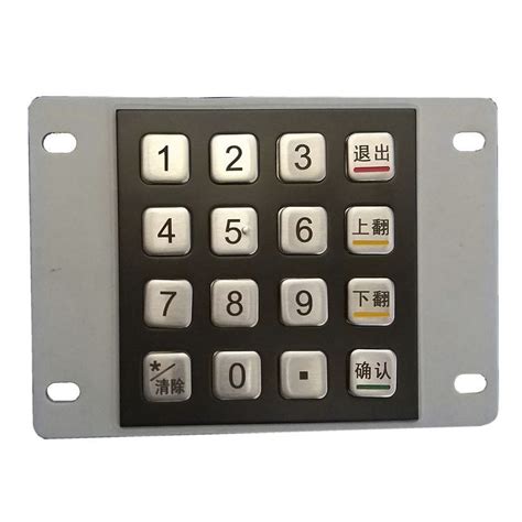 16 Key Keypad CK KE9288 ENBK Clickin Industrial Co Ltd Panel