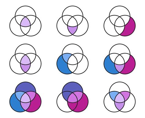 Diagramme De Venn Cercles Infographie 12732555 Art Vectoriel Chez Vecteezy