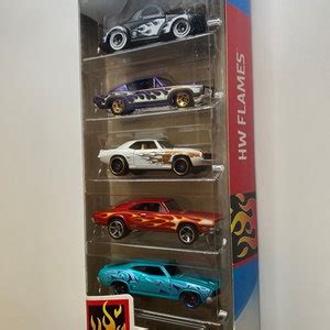 Hot Wheels Flames 5 Pack Etsy