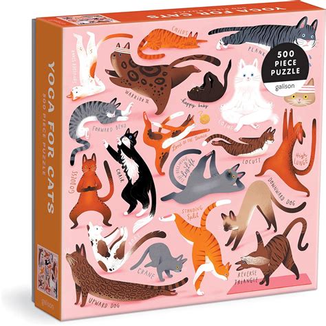 Amazon Galison Yoga For Cats Piece Puzzle From Galison X