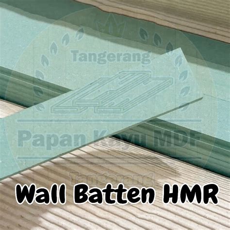 Jual Wallbatten Dinding Hmr Hijau Mdf Coklat Ketebalan 3mm 4mm 5mm