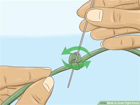 3 Ways to Untie Tight Knots - wikiHow