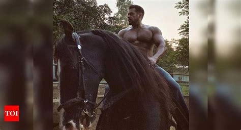 Salman Khan Flaunts His Ripped Physique As He Rides A Horse Take A