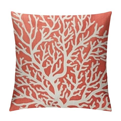 GOSMITH Coastal Coral Throw Pillow Covers Starfish Beach Nautical