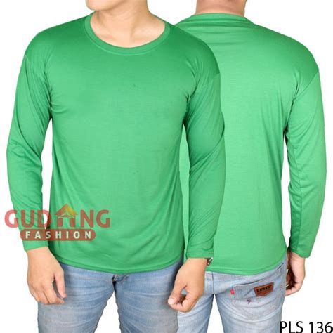 Jual Kaos Keren Pria Lengan Panjang PLS 136 Di Lapak Gudang Fashion