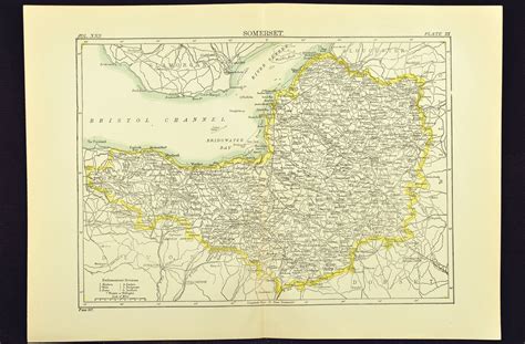 Map Of Somerset County England