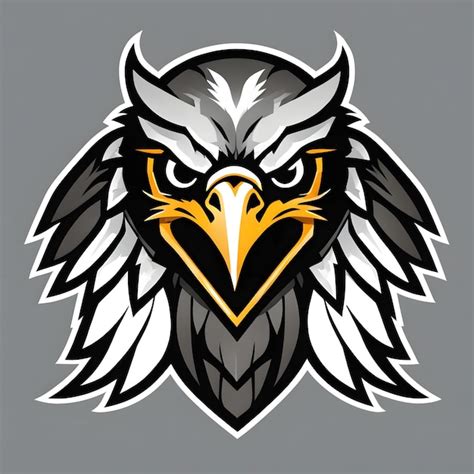 Hawk Mascot Logo Hawk Bird Mascot Logo Hawk Logo Design Bird Logo ...