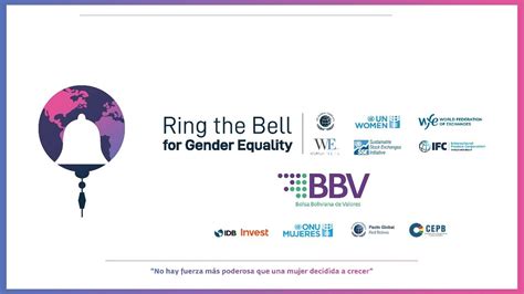 Ring The Bell For Gender Equality Youtube