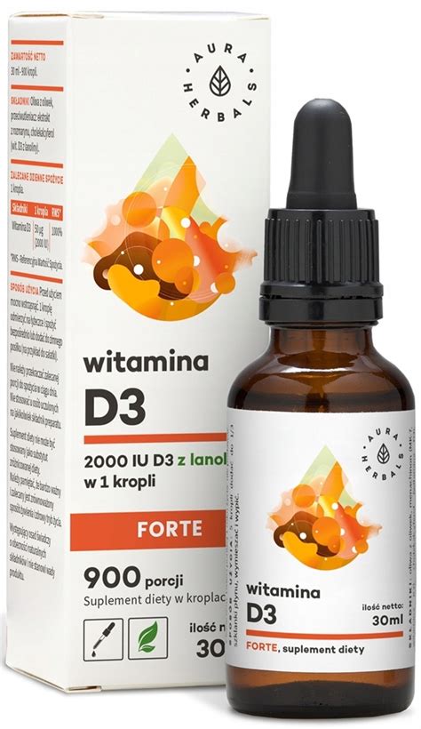 Aura Herbals Witamina D Iu Forte Krople Ml Allegro Pl