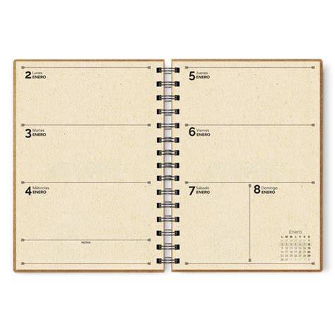 Agenda A Semanal Eco Respir Tienda Ureo